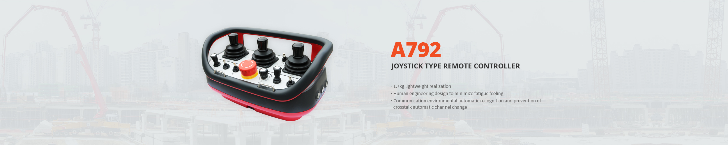 A792, JOYSTICK Type Remote Controller
